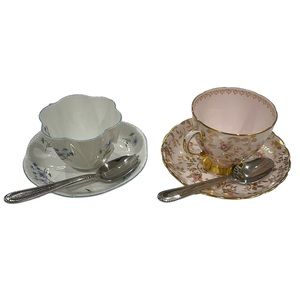 Shelley England Bone China Dainty Cup & Tuscan China Tea Cup and Saucer